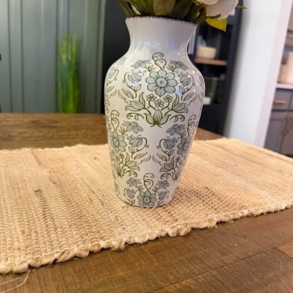 RARE VIRAL Michael's Ashland Peony Stems With Vase- 20 Blooms Viral Floral Decor